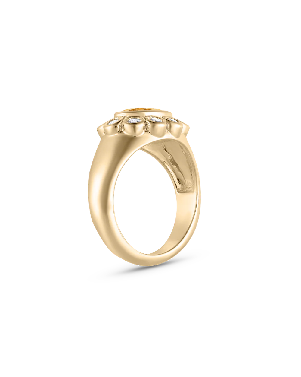 Ophelia Pinky Ring - Citrine - Image 12