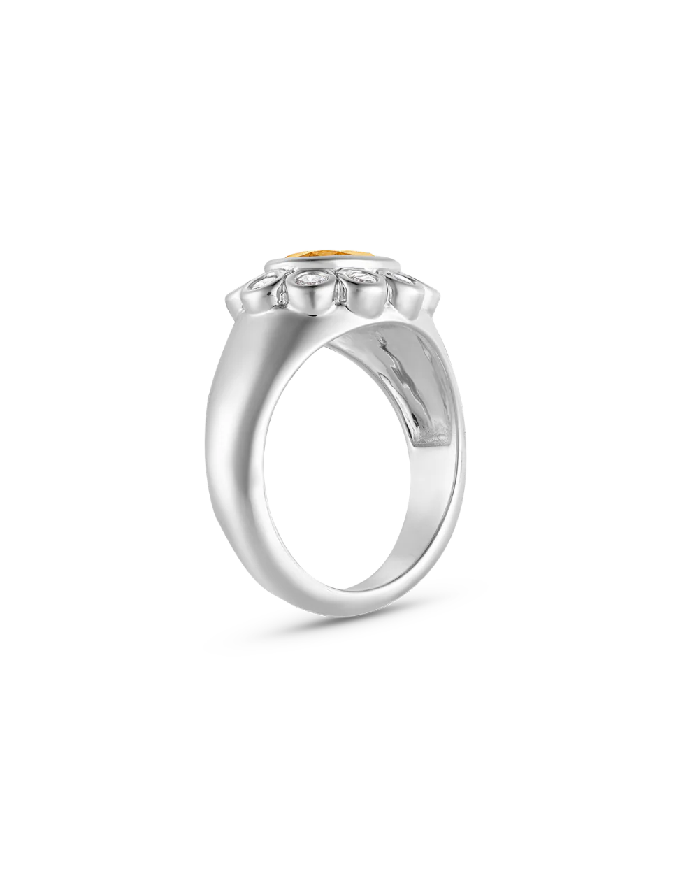 Ophelia Pinky Ring - Citrine - Image 14