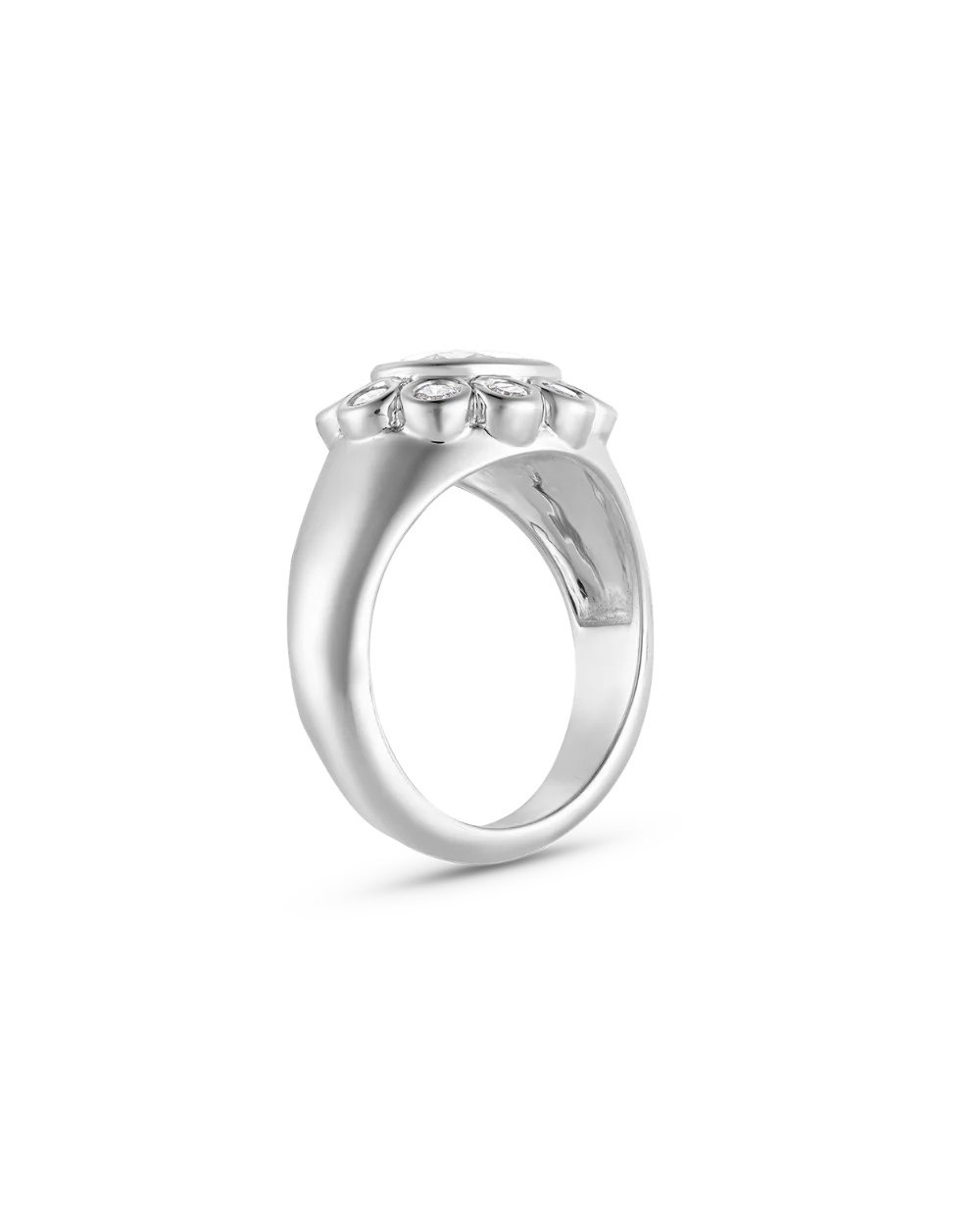 Ophelia Pinky Ring - Diamond - Image 14