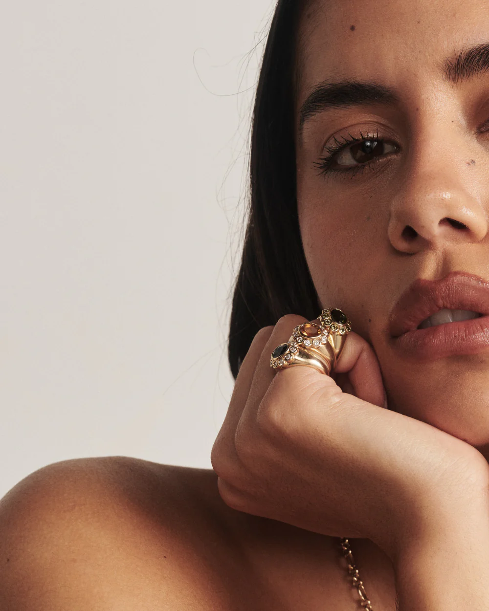 Ophelia Pinky Ring - Citrine - Image 2