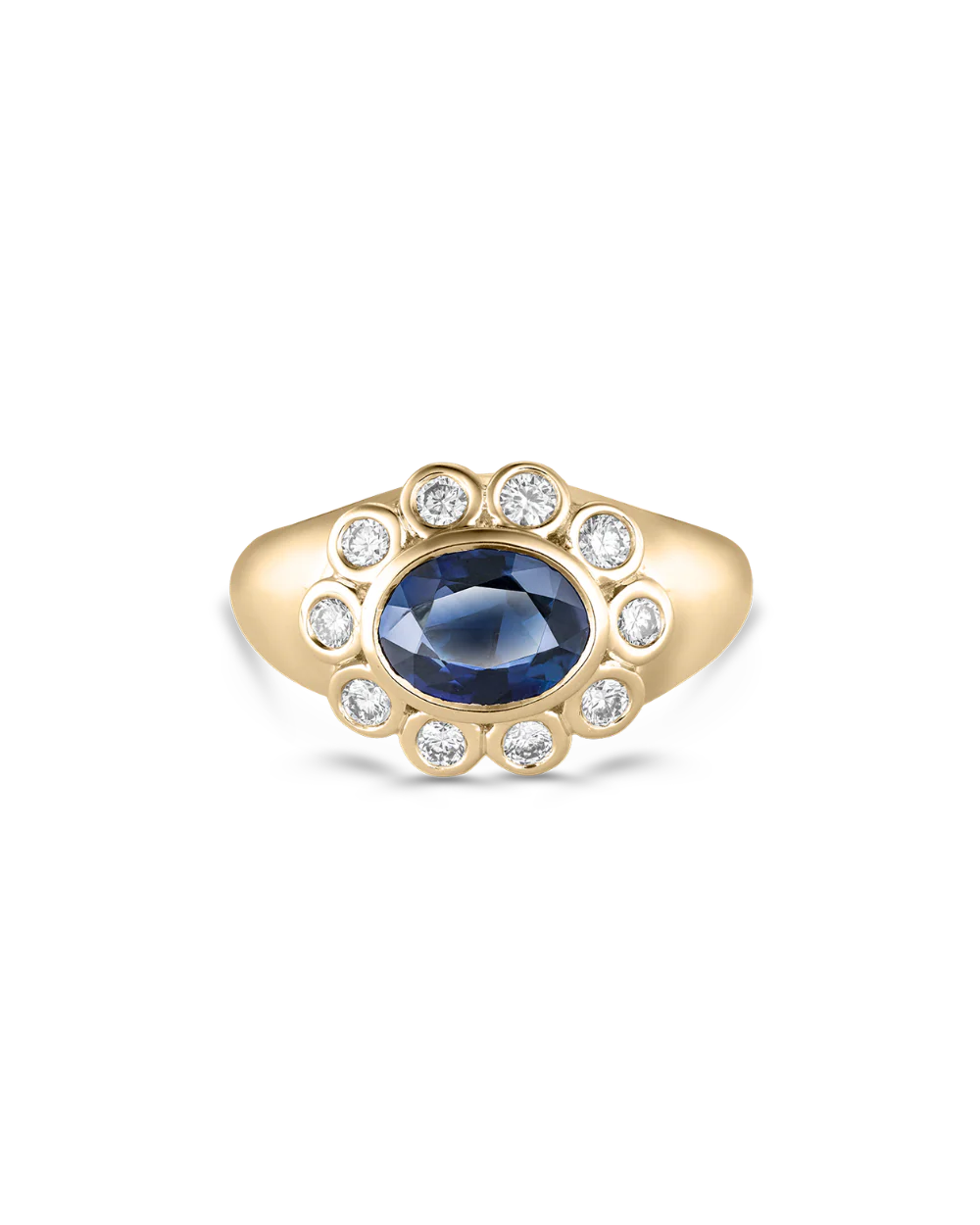 Ophelia Pinky Ring - Sapphire