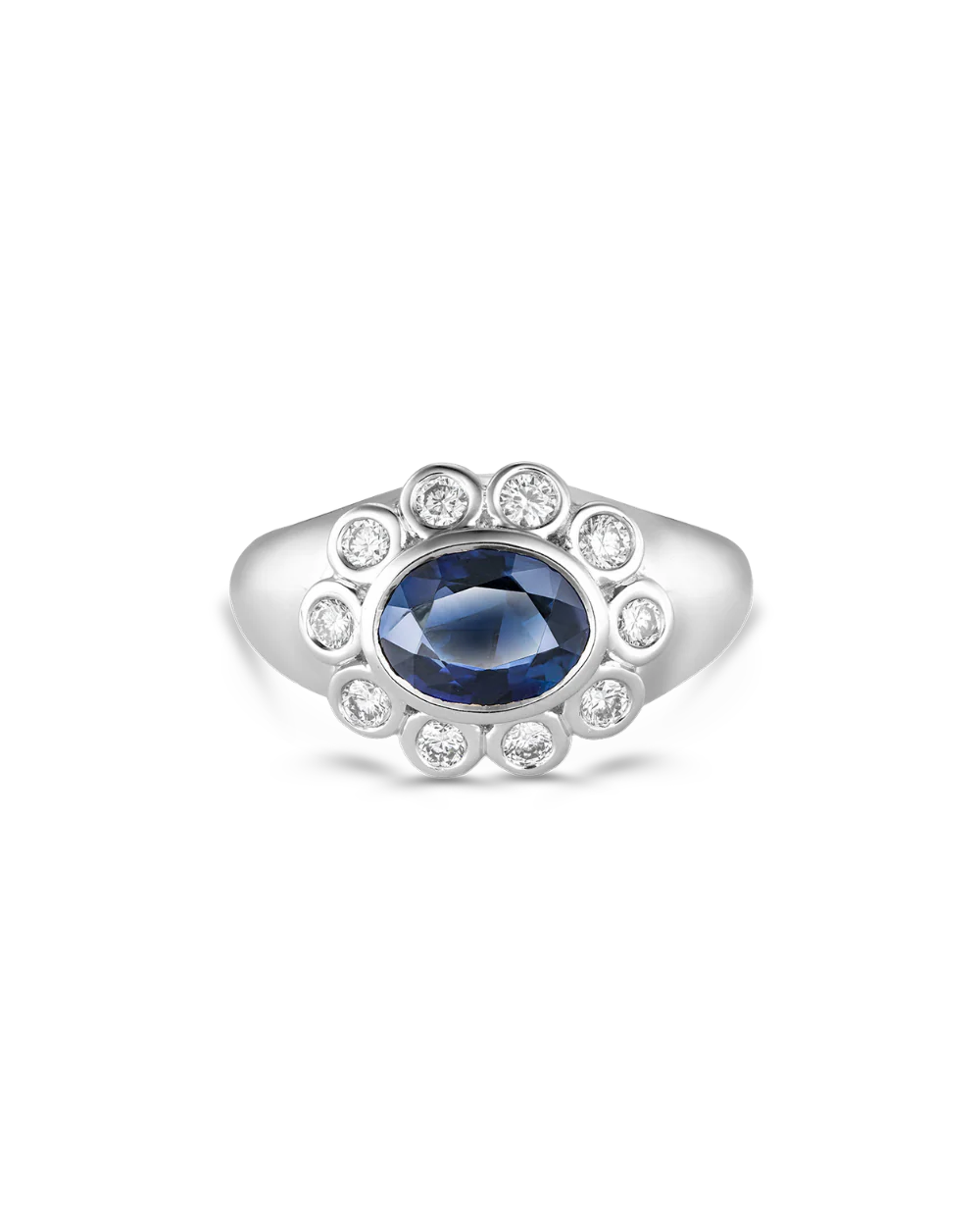 Ophelia Pinky Ring - Sapphire - Image 13