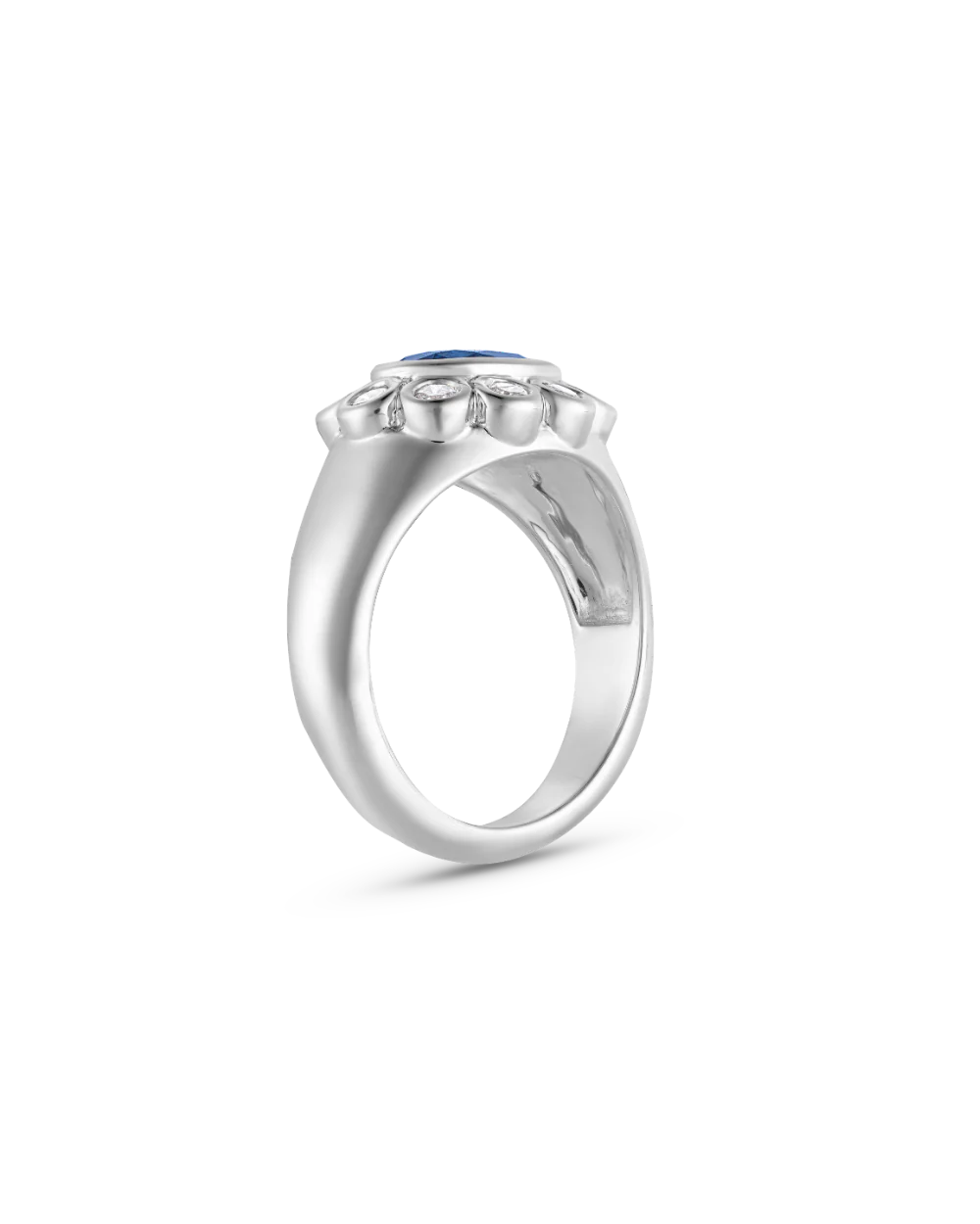 Ophelia Pinky Ring - Sapphire - Image 14