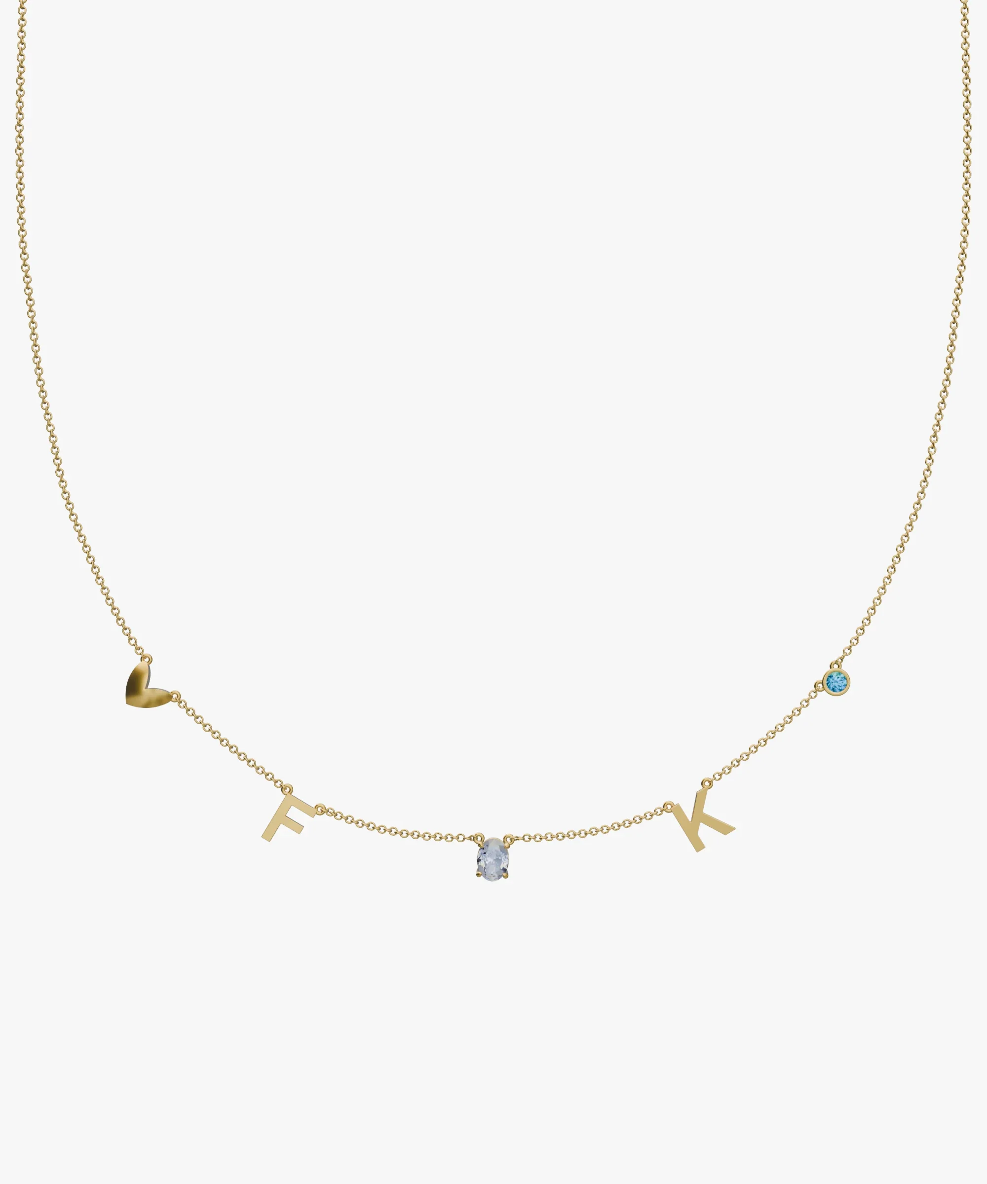 Personalised Charm Necklace