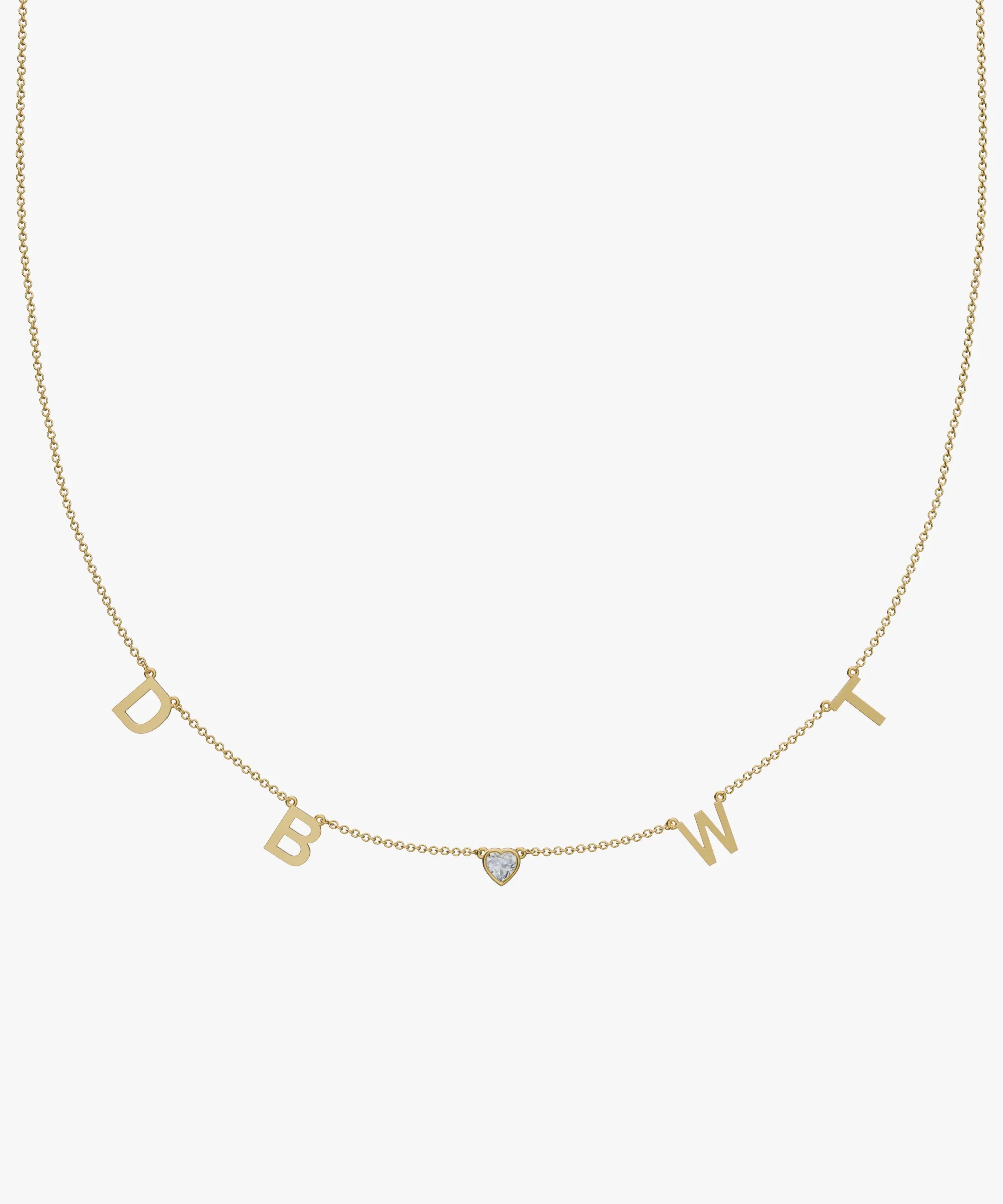 Personalised Charm Necklace