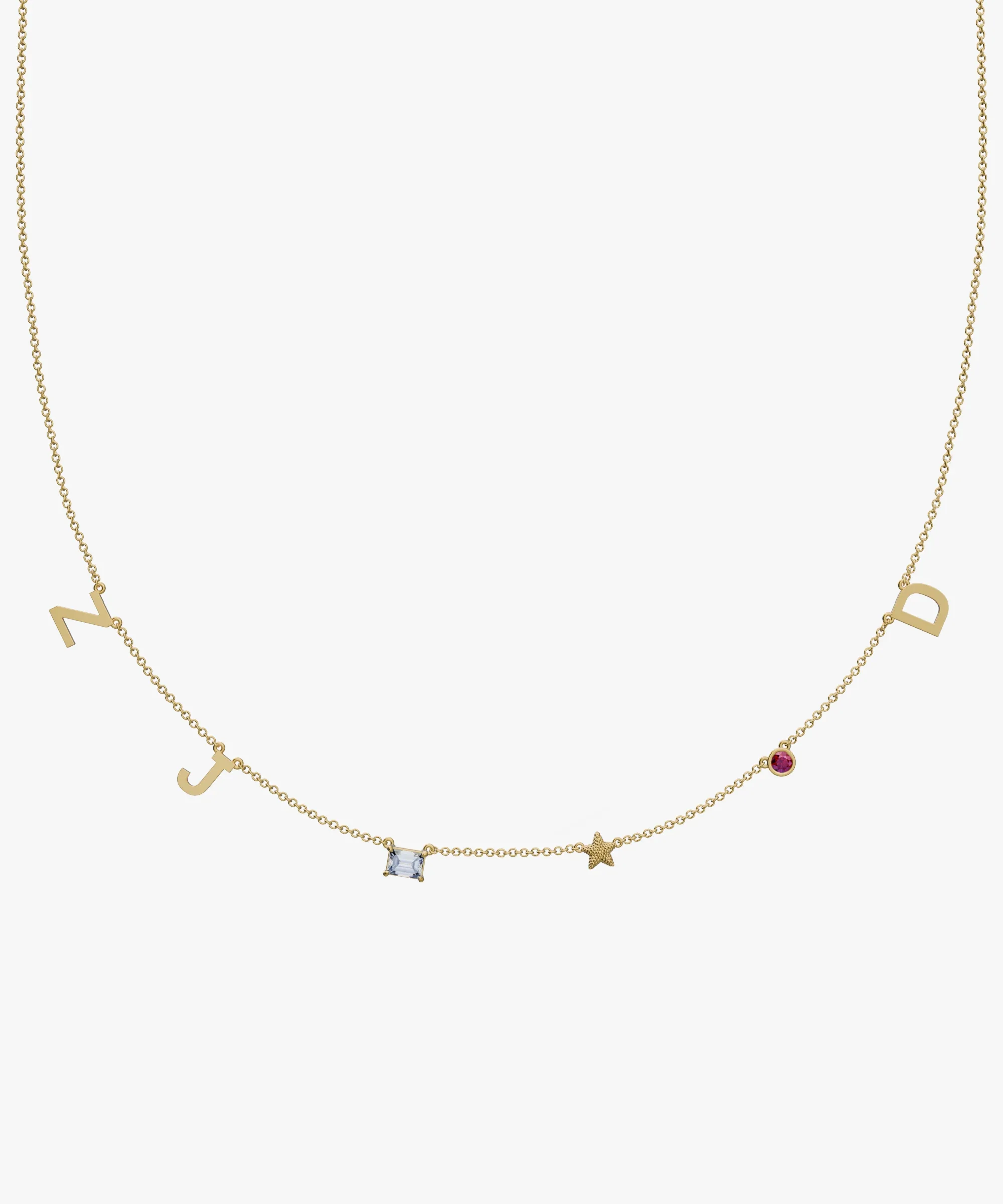 Personalised Charm Necklace