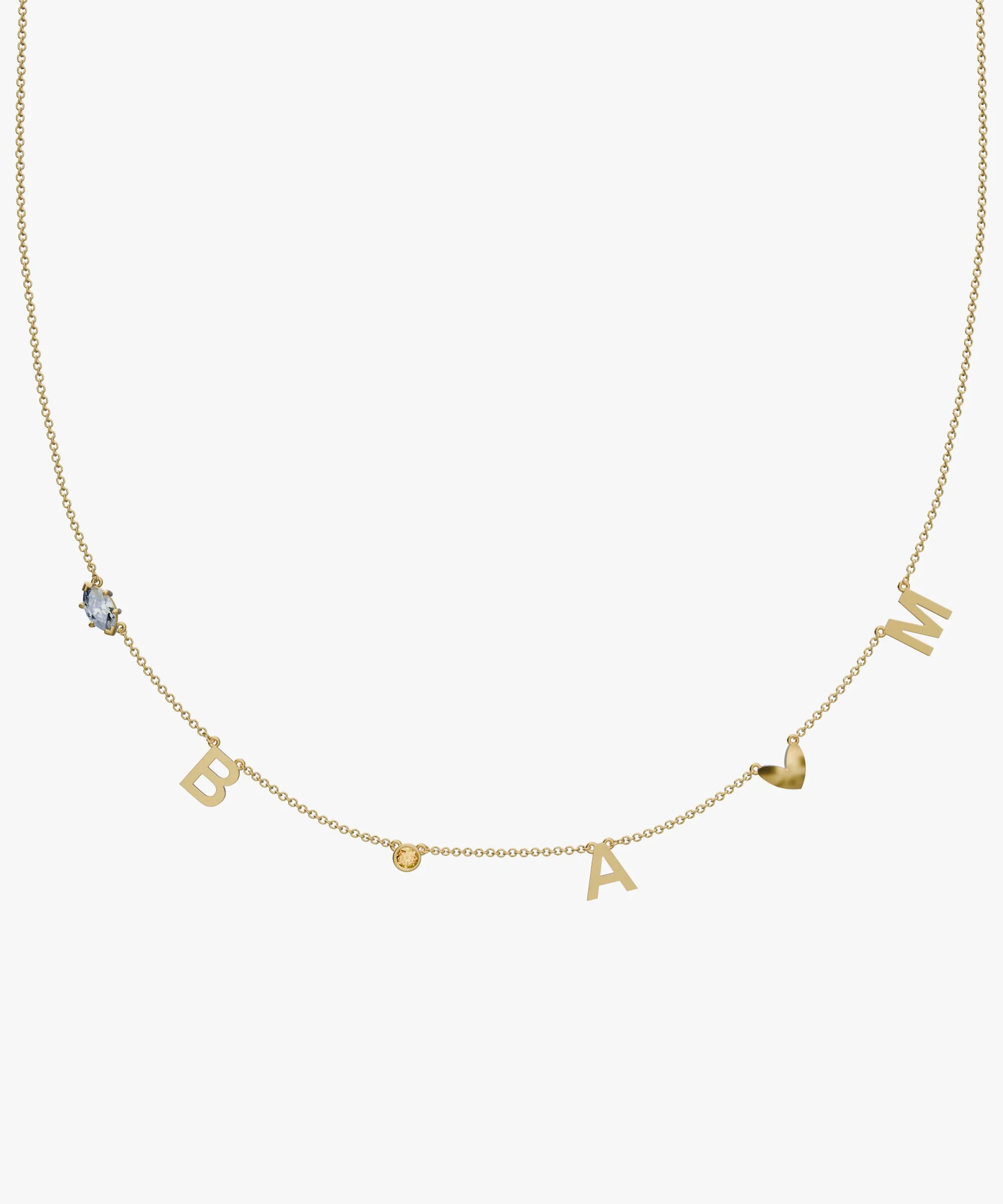 Personalised Charm Necklace