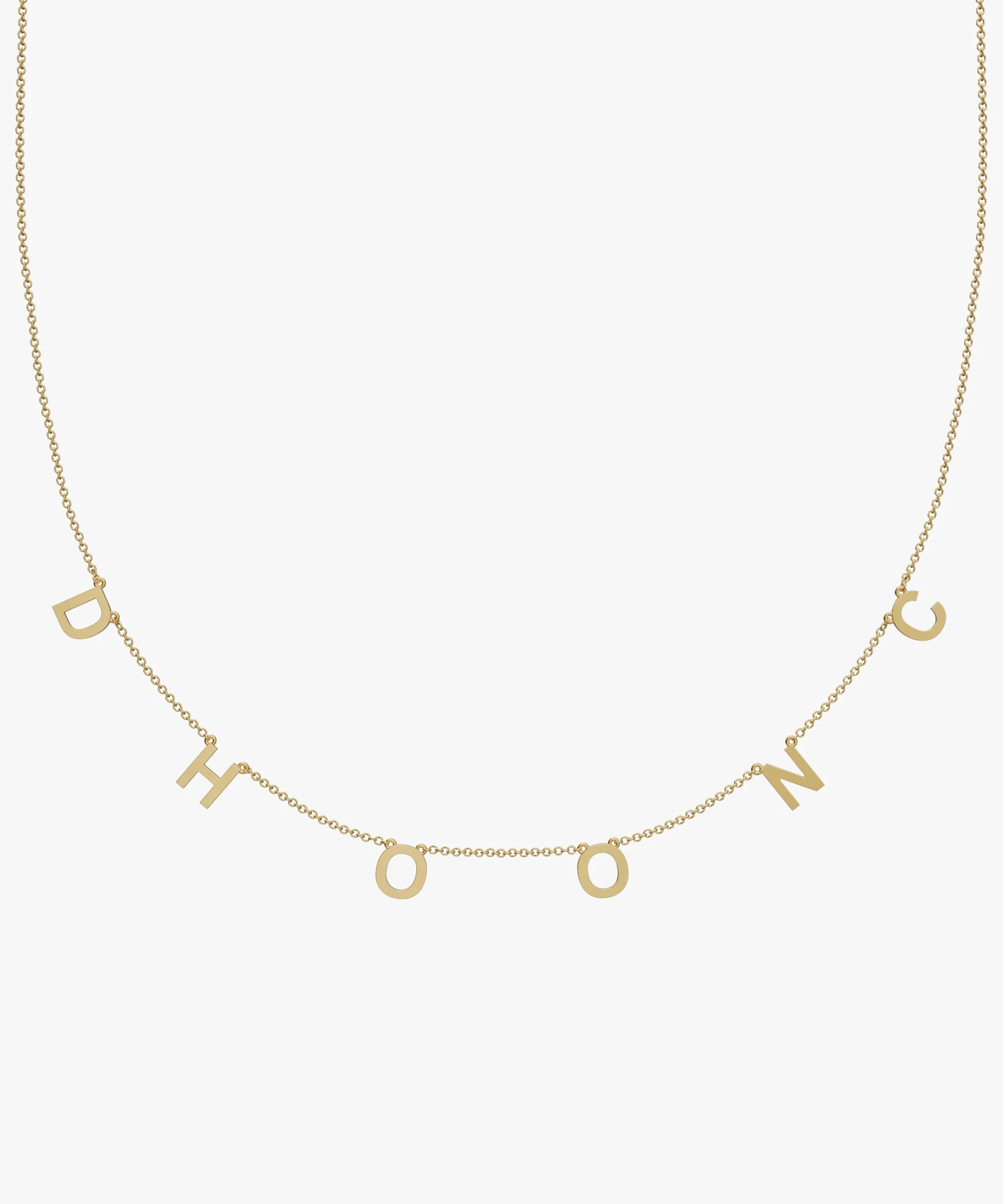 Personalised Charm Necklace Builder
