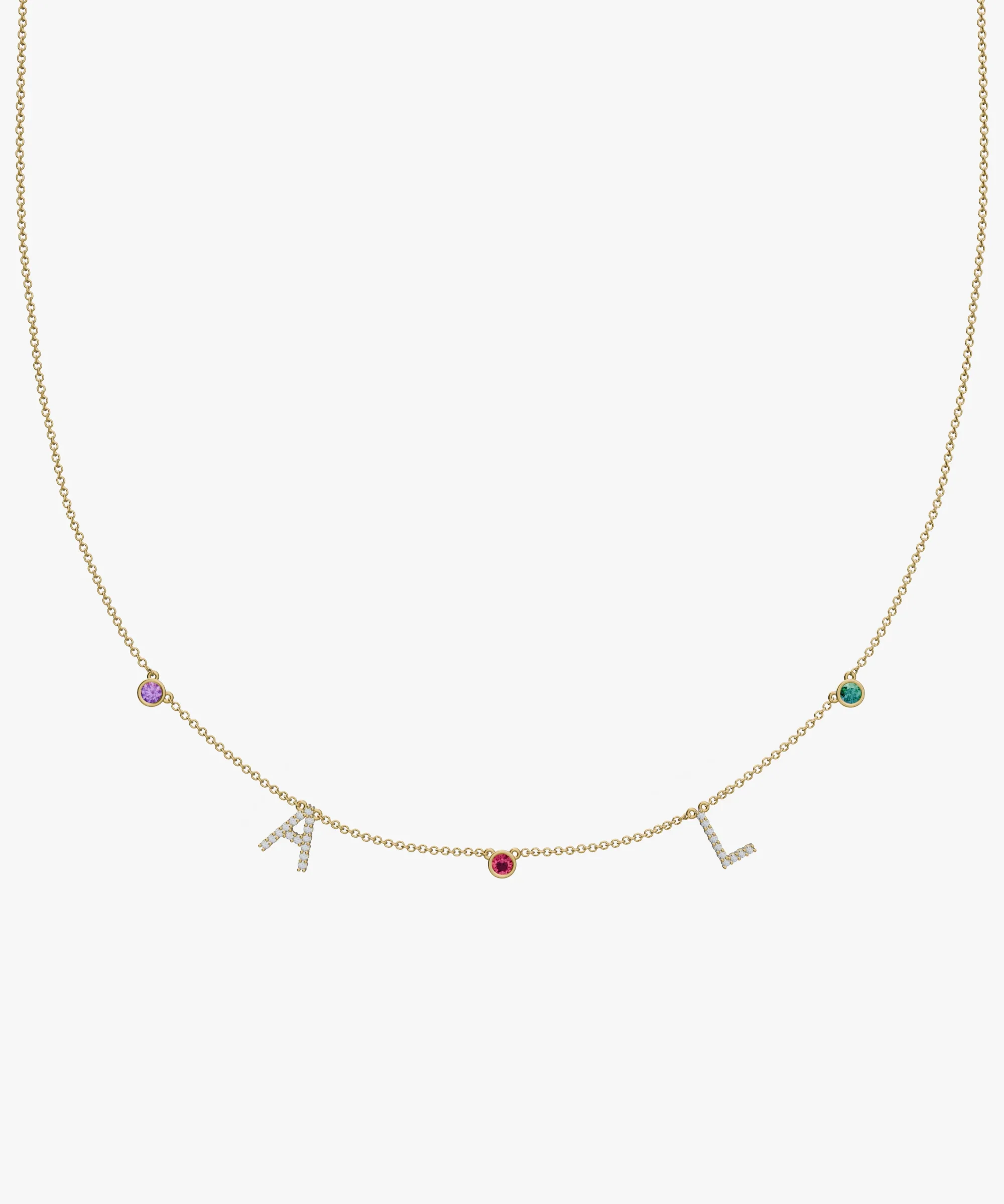Personalised Charm Necklace Builder