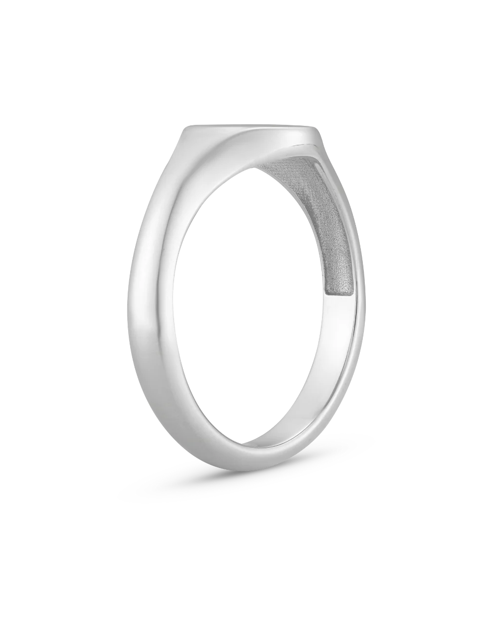 Petite Oval Signet Ring - Image 8