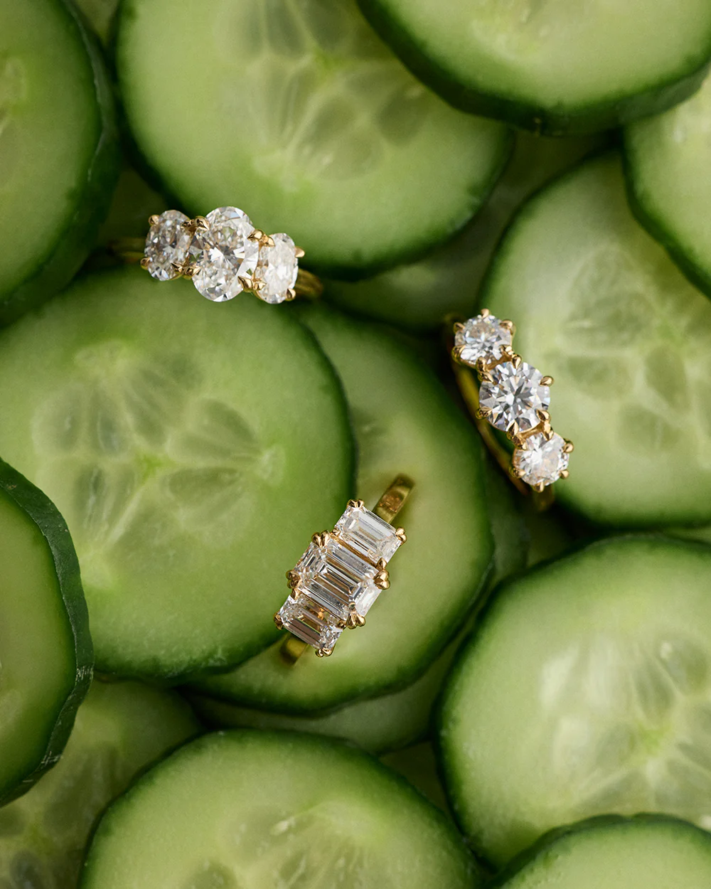 Portia 3.14ct Trilogy Engagement Ring - Image 6