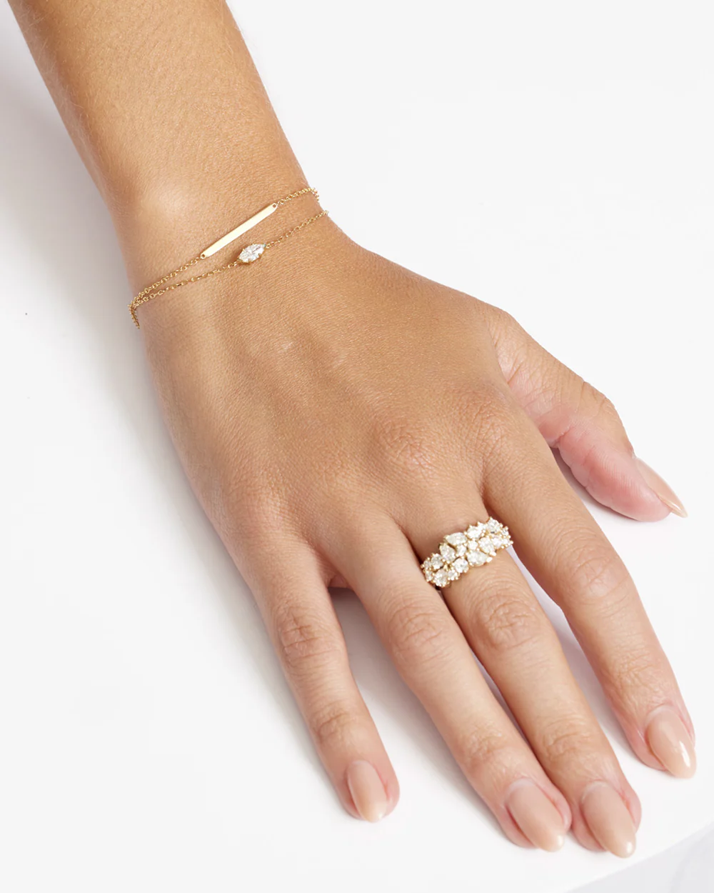 Sana Cluster Diamond Ring - Image 11