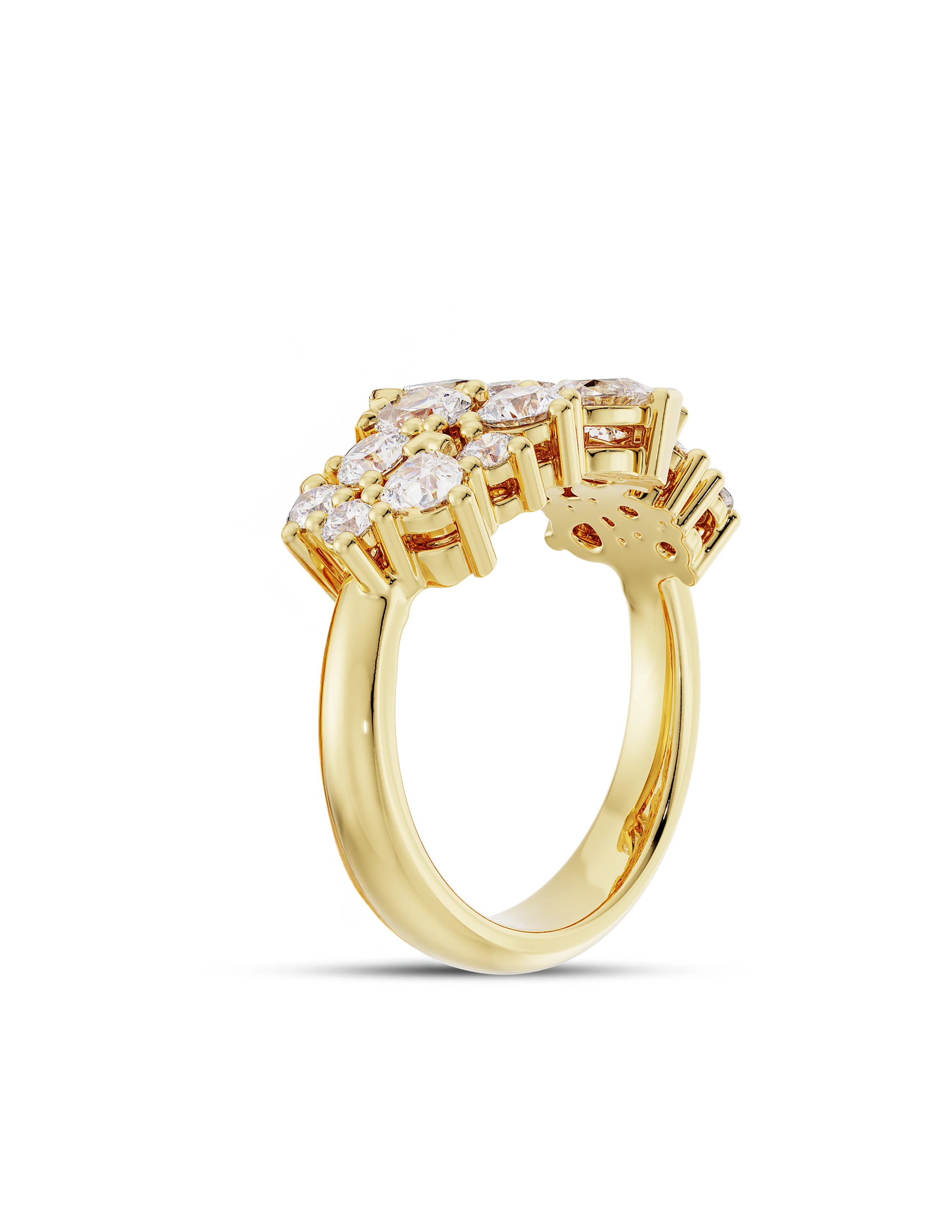 Sana Cluster Diamond Ring - Image 15