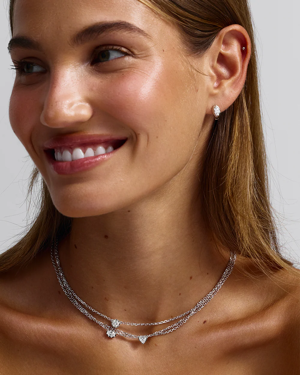Sloane Heart Diamond Necklace - Image 10