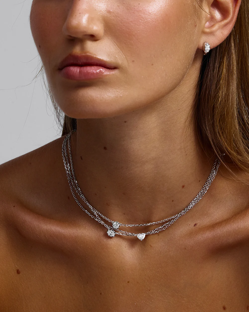 Sloane Heart Diamond Necklace - Image 11