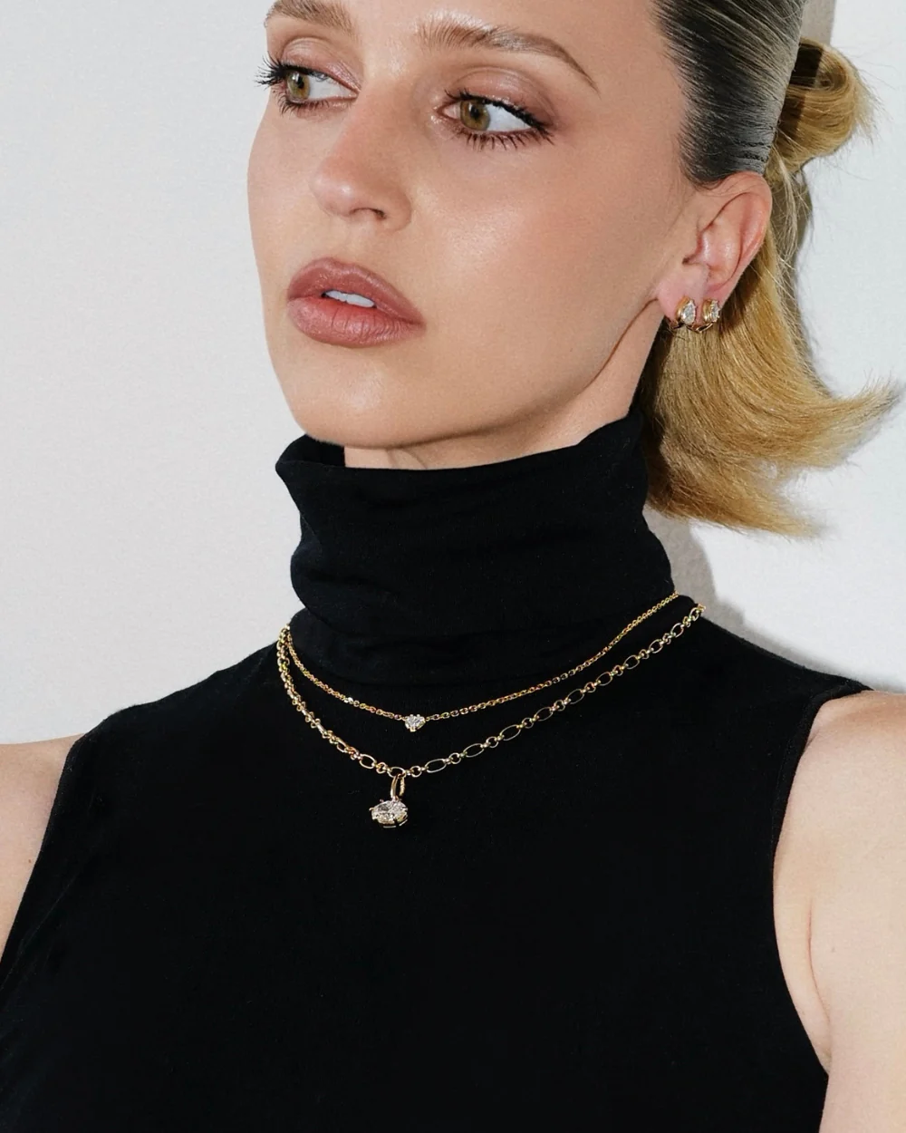 Sloane Heart Diamond Necklace - Image 4