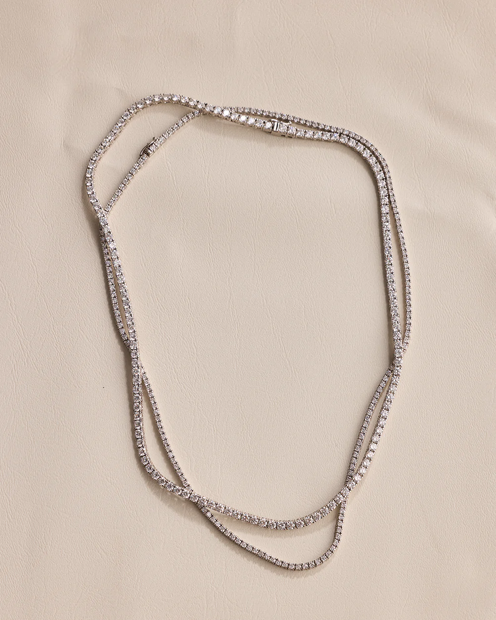 Small Tennis Necklace - Image 6