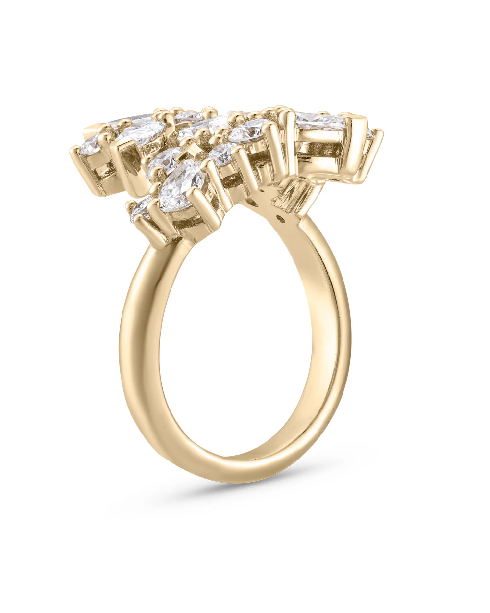 Vera Open Wrap Diamond Ring - Image 11