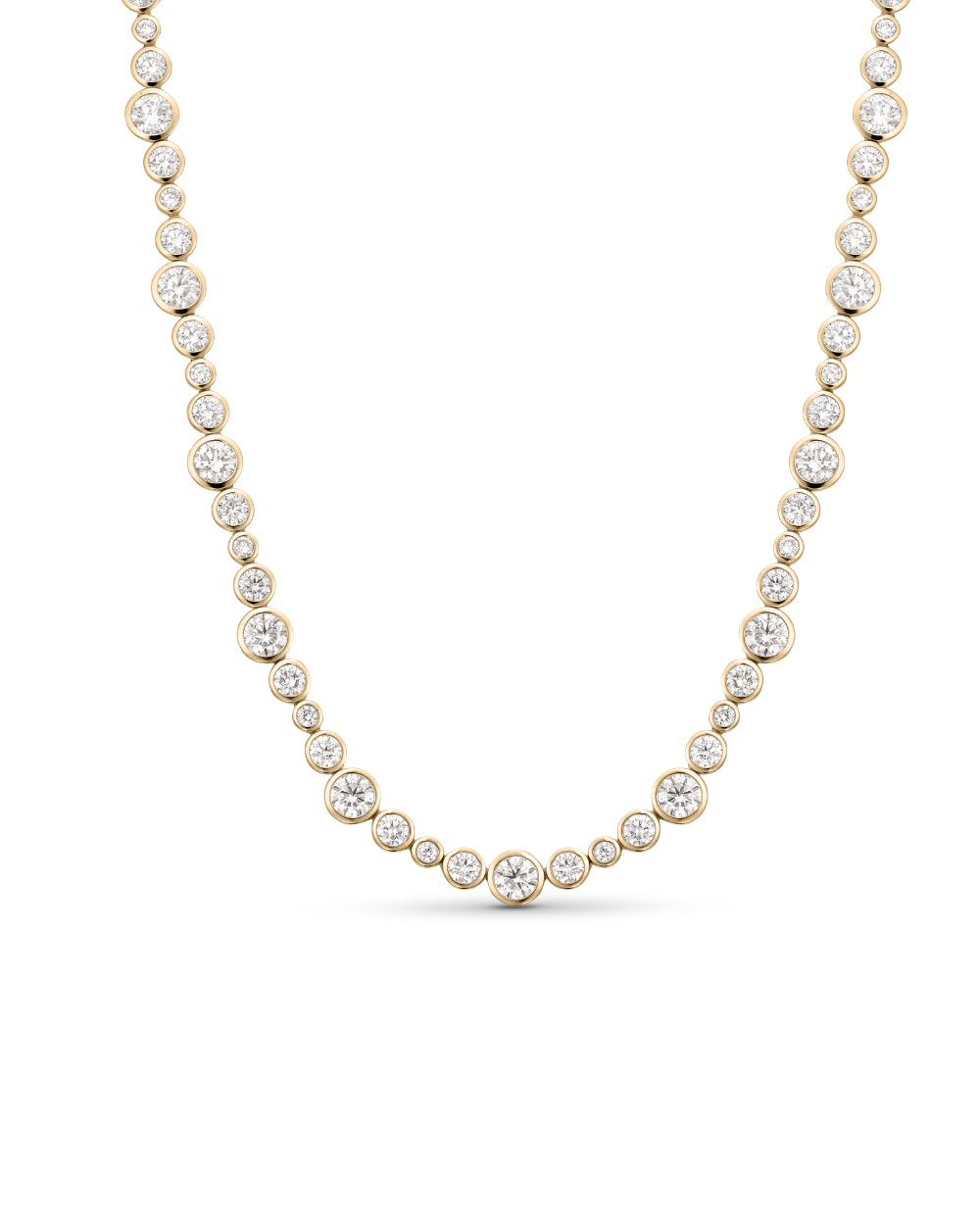 Vivienne Bezel Tennis Necklace