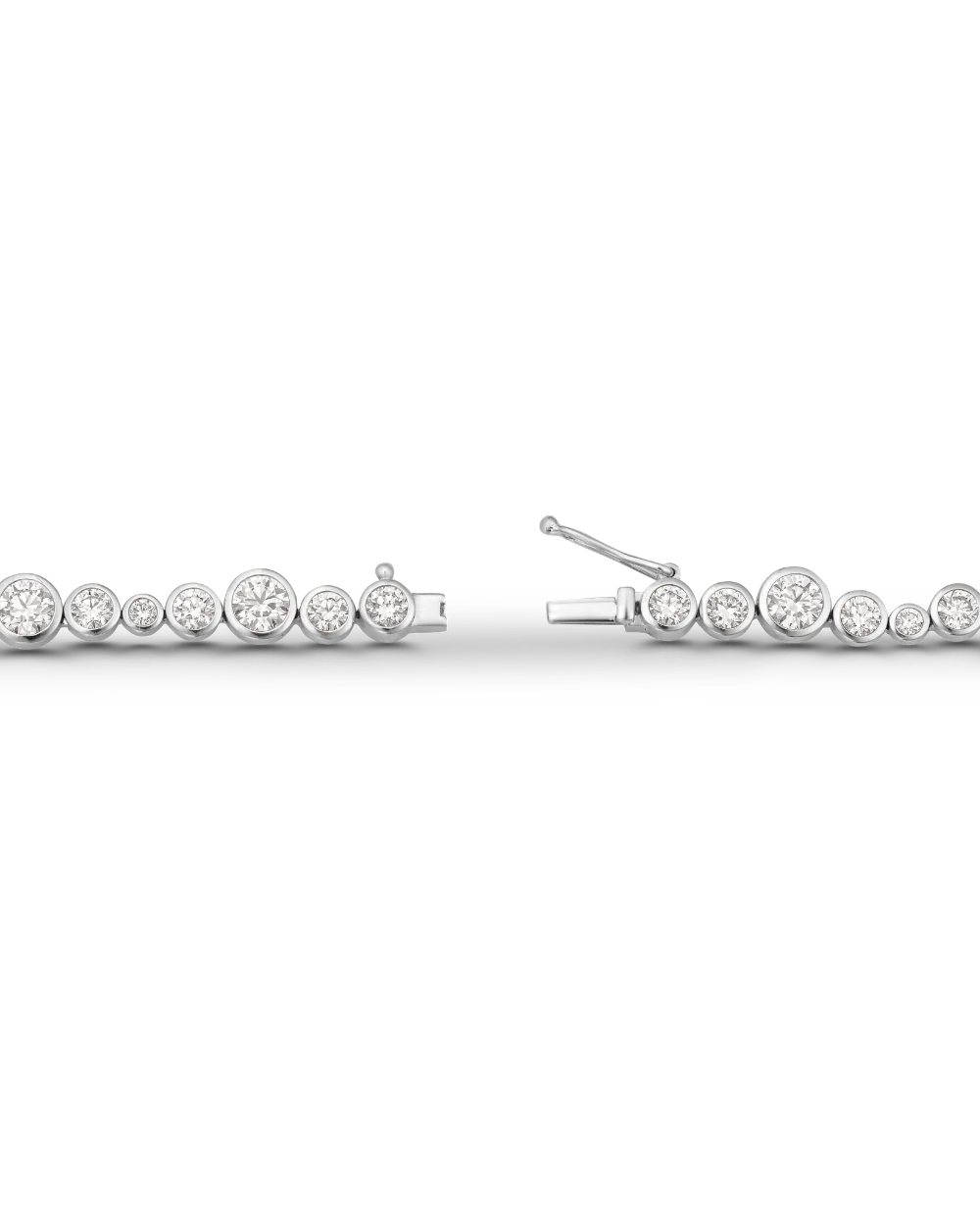 Vivienne Bezel Tennis Necklace - Image 11