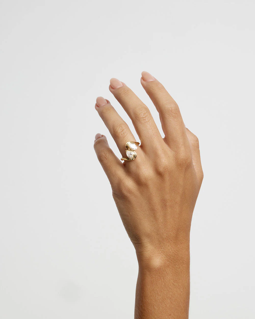 Wave Toi et Moi Diamond Ring - Image 5